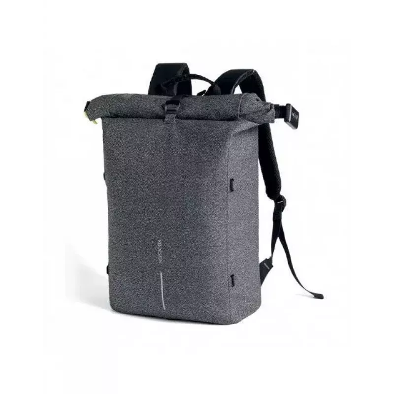 Kasdienė kuprinė XDDESIGN Urban Grey Fabric – 27 L, vandeniui atspari, 15,6 colių nešiojamojo kompiuterio skyrius, TSA spyna