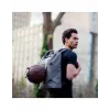 Kasdienė kuprinė XDDESIGN Urban Grey Fabric – 27 L, vandeniui atspari, 15,6 colių nešiojamojo kompiuterio skyrius, TSA spyna