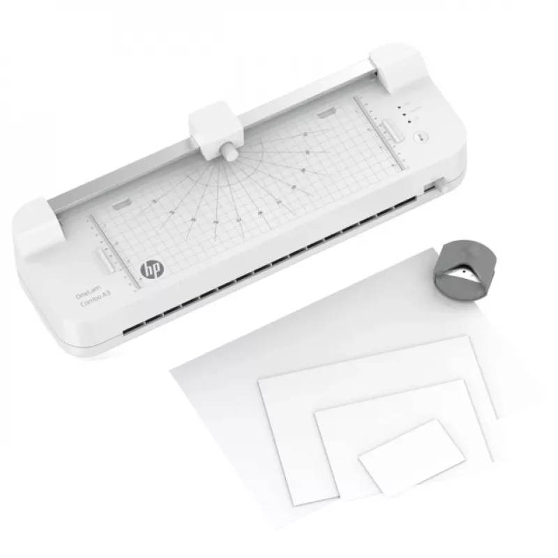 HP OneLam Combo A3 Karštas laminatorius su pjaustytuvu 400 mm/min Juodas