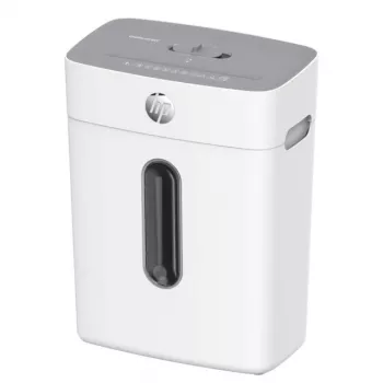Popieriaus smulkintuvas HP OneShred 8CC, smulkinimas smulkiais gabalėliais, 68 dB, 22 cm, baltas