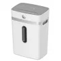 Popieriaus smulkintuvas HP OneShred 12CC, dalelių pjovimas, P-4, 12 lapų talpa, 22 cm plotis, 23 L krepšelis, 4×35 mm, 65 dB, baltas