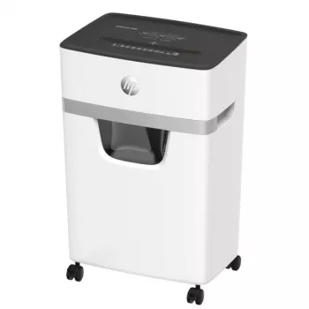 HP OneShred 10MC popieriaus smulkintuvas, mikro pjūvis, 65 dB, 22 cm, baltas
