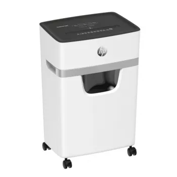 HP OneShred 10MC popieriaus smulkintuvas, mikro pjūvis, 65 dB, 22 cm, baltas