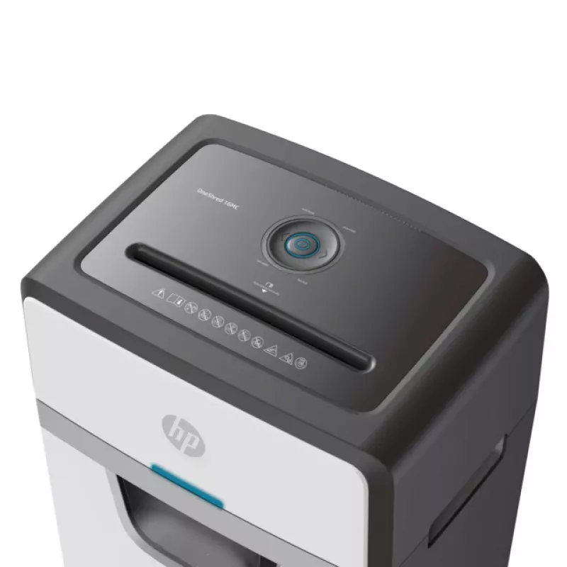 HP 2808 popieriaus smulkintuvas Micro-cut 65 dB 22 cm Baltas, Juodas