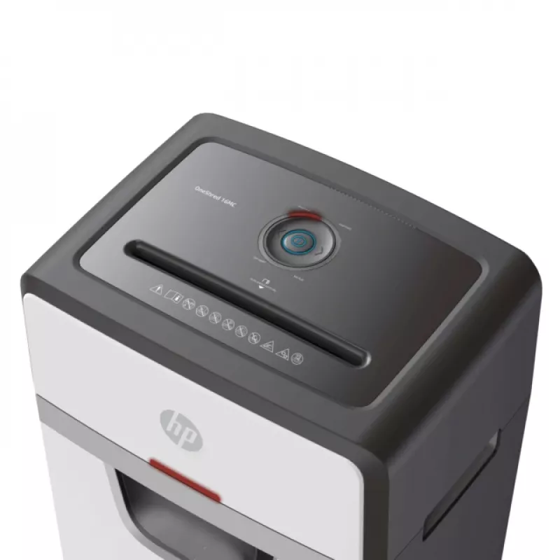 HP 2808 popieriaus smulkintuvas Micro-cut 65 dB 22 cm Baltas, Juodas