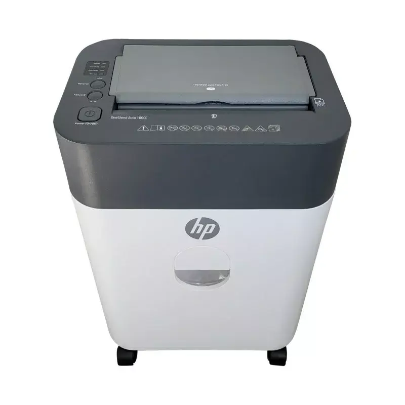 Smulkintuvas HP OneShred Auto 100CC, kryžminis pjovimas, 68 dB, 22 cm, baltas