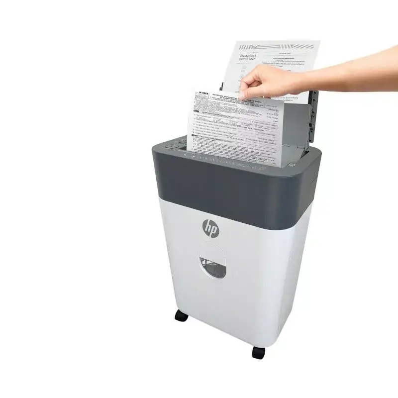 Smulkintuvas HP OneShred Auto 100CC, kryžminis pjovimas, 68 dB, 22 cm, baltas
