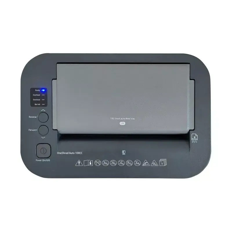 Smulkintuvas HP OneShred Auto 100CC, kryžminis pjovimas, 68 dB, 22 cm, baltas