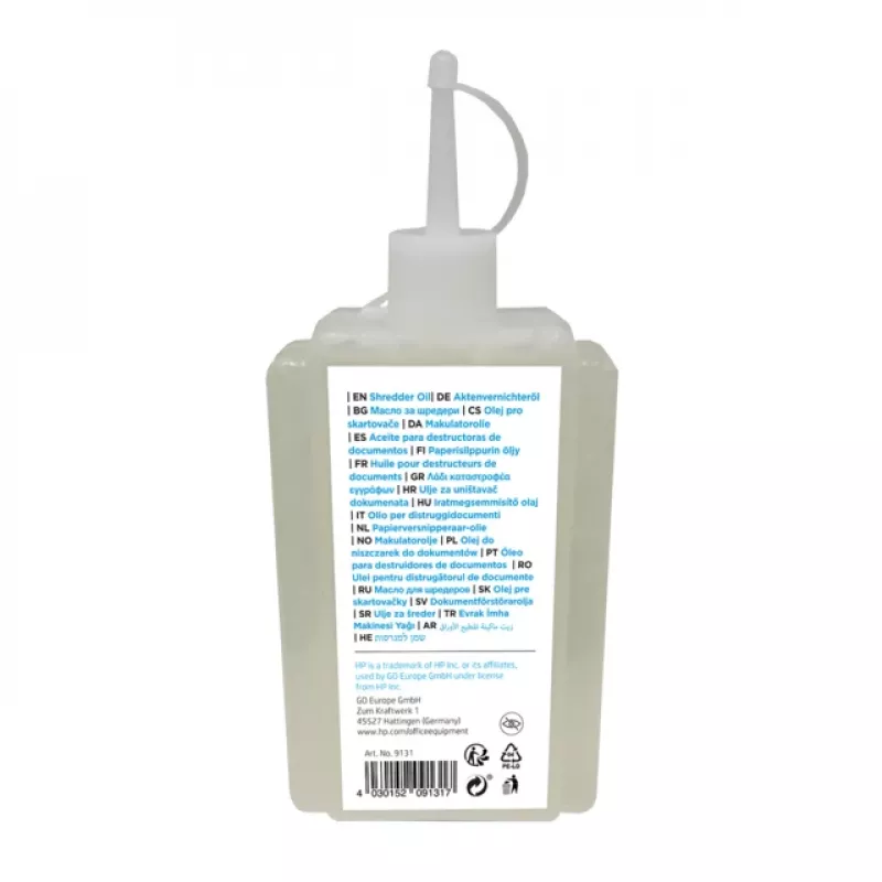 HP 9131 tepalinė alyva smulkintuvams 0,12 l