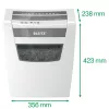 Smulkintuvas Leitz IQ Home Office P4, smulkinimo tipas: dalelių, 22 cm, 4 x 28 mm, 23 L, 225 lapų, 58 dB