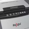 Rexel AutoFeed+ 90X popieriaus smulkintuvas, kryžminis pjovimas, 55 dB, juoda, pilka