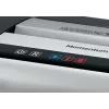 Popieriaus smulkintuvas REXEL Momentum X410 – dalelių pjovimas P-4, 4 x 28 mm, 10 lapų talpa, 23 L krepšelis, antistreikinis