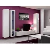 Sieninė vitrina Cama Meble VIGO 180 1800×400×300 mm balta/balta blizgi