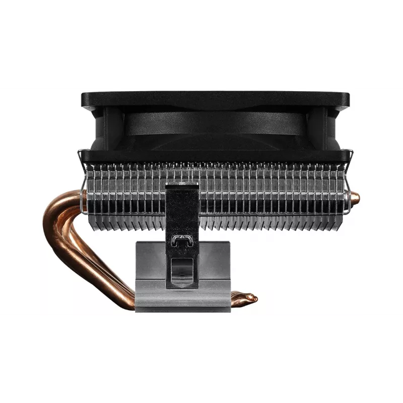 CPU aušintuvas AEROCOOL Air Frost 4 — 4 šilumos vamzdeliai, 90 mm ventiliatorius, TDP 125 W, aliuminio briaunos, juodas