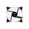 Aerocool DUO14 14 cm kompiuterio ventiliatorius ARGB LED dvigubas žiedas, antivibracinis, 6 kontaktų, juodas