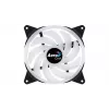 Aerocool DUO14 14 cm kompiuterio ventiliatorius ARGB LED dvigubas žiedas, antivibracinis, 6 kontaktų, juodas