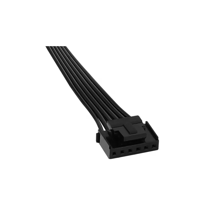 Aerocool DUO14 14 cm kompiuterio ventiliatorius ARGB LED dvigubas žiedas, antivibracinis, 6 kontaktų, juodas