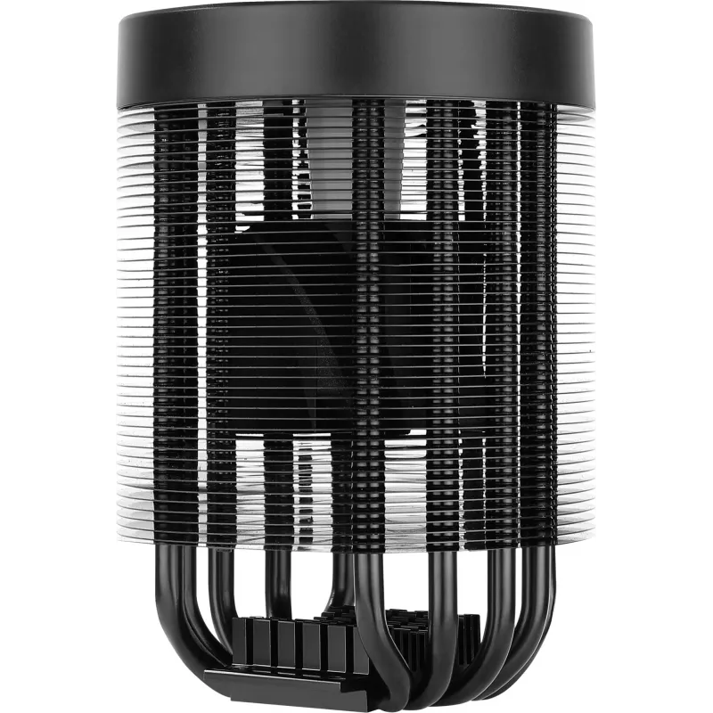 Oro aušintuvas AEROCOOL Mirage 5, 5 šilumos vamzdeliai 6 mm, 60 mm ventiliatorius, TDP 150 W, juodas
