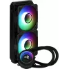 Aerocool MIRAGEL240 skystas aušintuvas CPU 2x 12cm ARGB ventiliatorius TDP 400W juodas