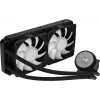 Aerocool MIRAGEL240 skystas aušintuvas CPU 2x 12cm ARGB ventiliatorius TDP 400W juodas