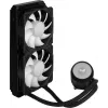 Aerocool MIRAGEL240 skystas aušintuvas CPU 2x 12cm ARGB ventiliatorius TDP 400W juodas