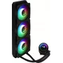 Aerocool MIRAGEL360 skystas CPU aušinimas 3x12cm ARGB ventiliatorius TDP 550W juodas