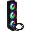 Aerocool MIRAGEL360 skystas CPU aušinimas 3x12cm ARGB ventiliatorius TDP 550W juodas