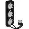 Aerocool MIRAGEL360 skystas CPU aušinimas 3x12cm ARGB ventiliatorius TDP 550W juodas