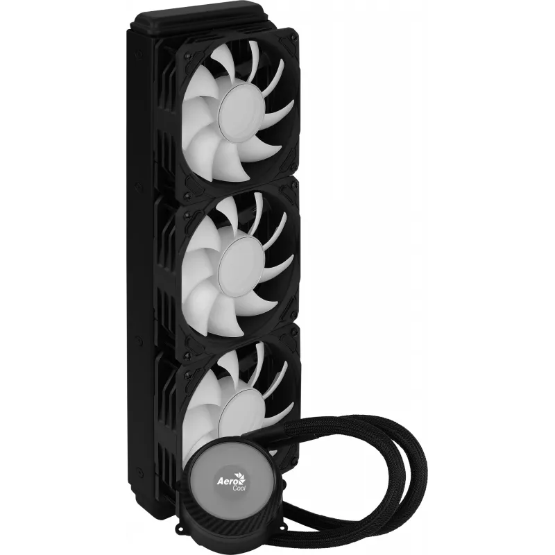 Aerocool MIRAGEL360 skystas CPU aušinimas 3x12cm ARGB ventiliatorius TDP 550W juodas