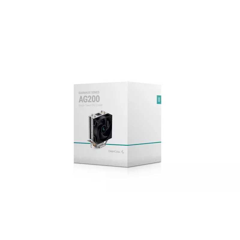 DeepCool AG200 procesoriaus aušintuvas 9,2 cm aliuminis – juodas