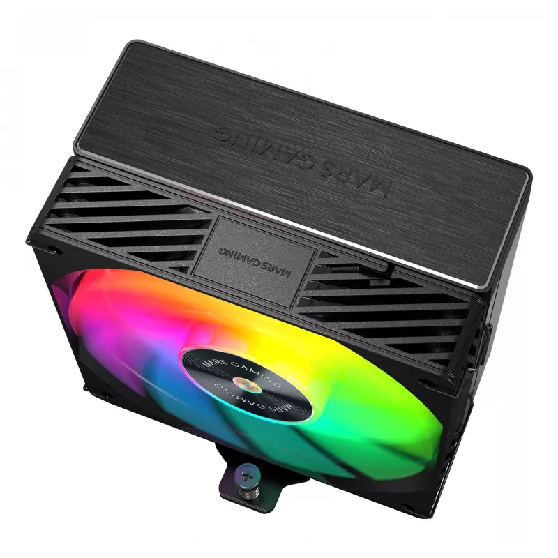 Mars Gaming MCPUX5ARGB aušintuvas procesoriui Oro aušintuvas 12 cm Juoda 1 vnt.