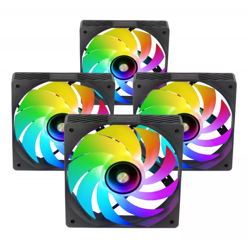 Mars Gaming MFSI4KIT kompiuterio aušinimo sistema – 4x 120 mm ARGB ventiliatoriai su valdymo bloku