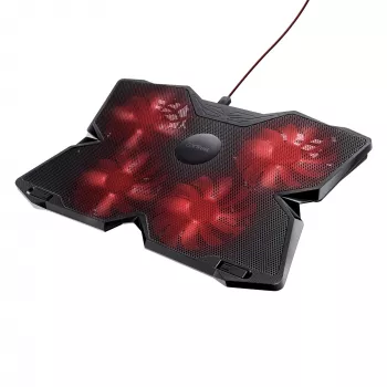 Trust GXT 278 aušinimo stovas nešiojamam kompiuteriui 43,9 cm (17,3 colio) Juodas