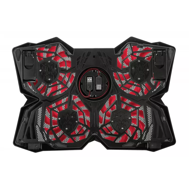 Trust GXT 278 aušinimo stovas nešiojamam kompiuteriui 43,9 cm (17,3 colio) Juodas