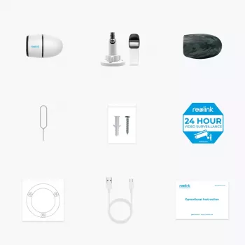 IP stebėjimo kamera Reolink Go Series G330 — 4 MP (2560×1440), 4G LTE, PIR, baterija 28 Wh, lauko bullet