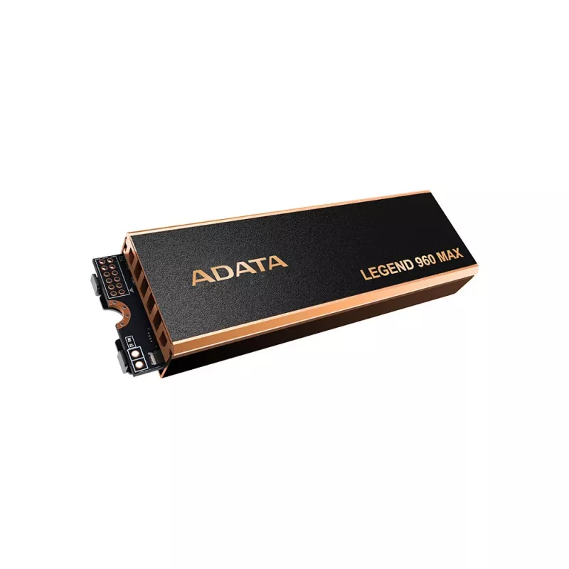 Vidinis M.2 2280 NVMe SSD ADATA LEGEND 960 MAX 1 TB PCIe 4.0, skaitymas 7400 MB/s, rašymas 6000 MB/s, 3D NAND