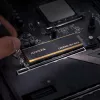 Vidinis M.2 2280 NVMe SSD ADATA LEGEND 960 MAX 1 TB PCIe 4.0, skaitymas 7400 MB/s, rašymas 6000 MB/s, 3D NAND