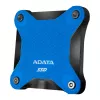 Nešiojamasis SSD ADATA SD620 2 TB USB 3.2 Gen 2 (Micro-B) mėlynas/juodas — 520/460 MB/s, 80×80×15.2 mm