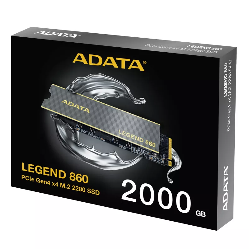ADATA LEGEND 860 SLEG-860-2000GCS vidinis kietasis diskas 2 TB M.2 PCI Express 4.0 NVMe 3D NAND