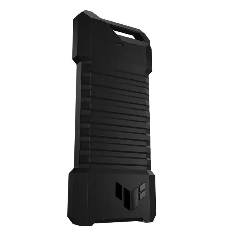 Išorinis SSD dėklas ASUS ESD-T1A/BLK/G/AS — M.2 (SATA/PCIe) vieno lizdo, USB-C 3.2 Gen2, 10 Gbit/s, juodas, su užraktu