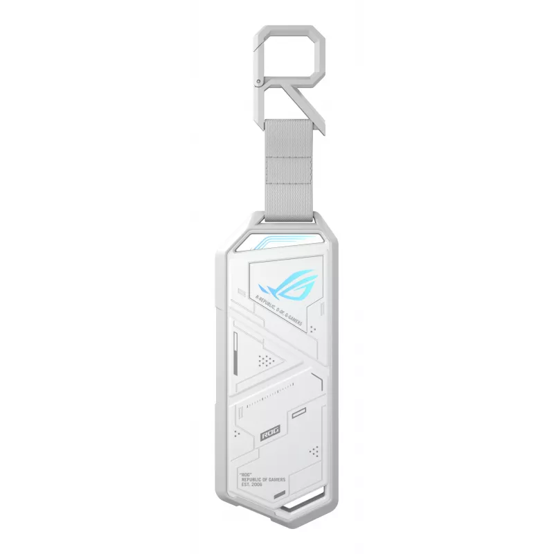 SSD dėklas ASUS ROG Strix Arion White Edition — M.2 PCIe, USB Type-C 10 Gbit/s, vienam diskui