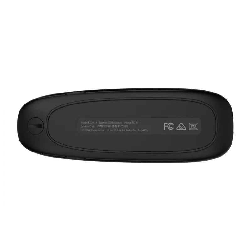 Išorinis SSD dėklas ASUS COBBLE juodas M.2 NVMe SATA 10Gbps USB-C