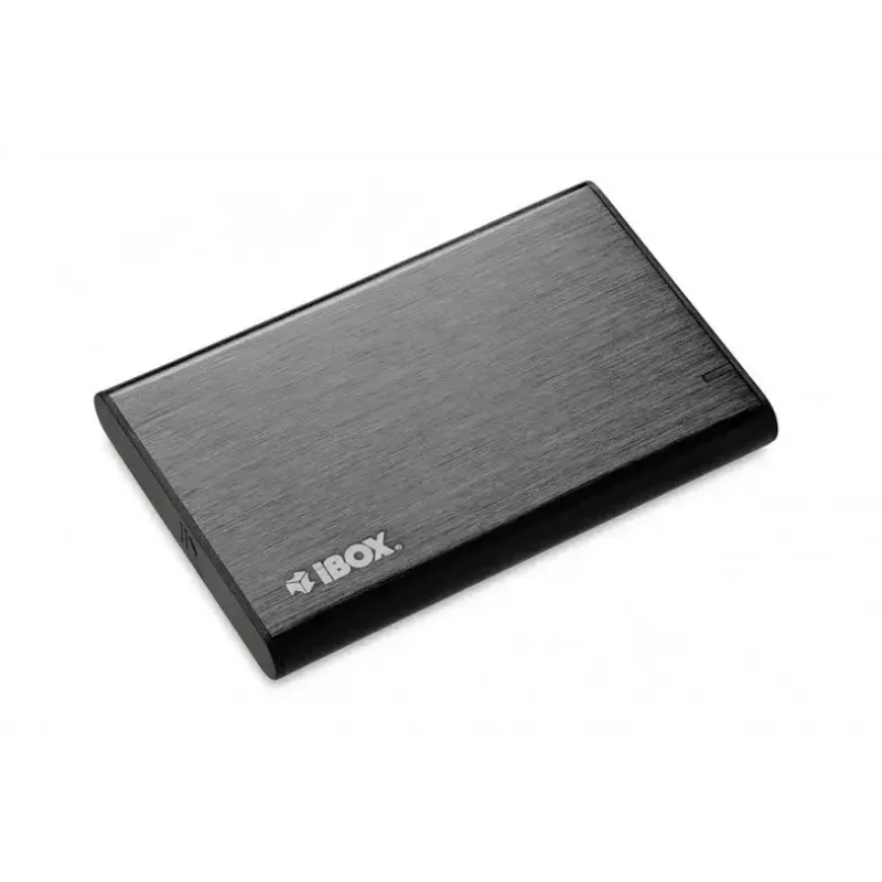 Išorinis HDD/SSD dėklas IBOX HD-05 Juodas — 2,5 colio SATA III, USB 3.2 Gen 1 (5 Gbit/s), Micro-USB B, UASP, iki 10 TB