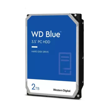 WESTERN DIGITAL WD Blue WD20EZBX 2TB vidinis kietasis diskas SATA 6GB/s 3.5 colio 7200 aps./min. 256 MB