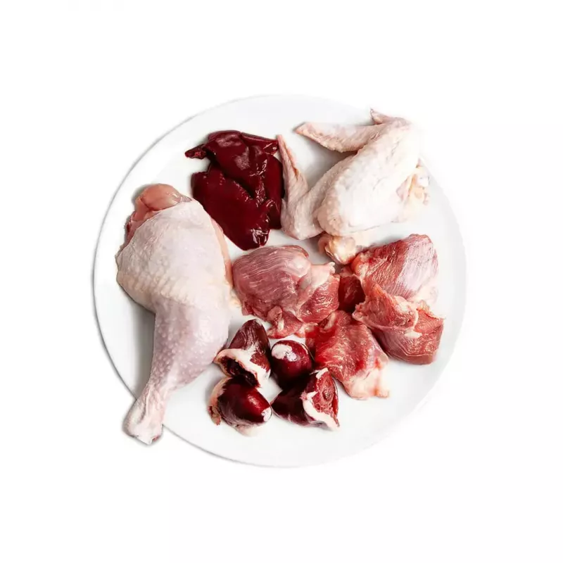 3Coty šlapias maistas suaugusioms katėms su kalakutiena ir vištiena, 80 g