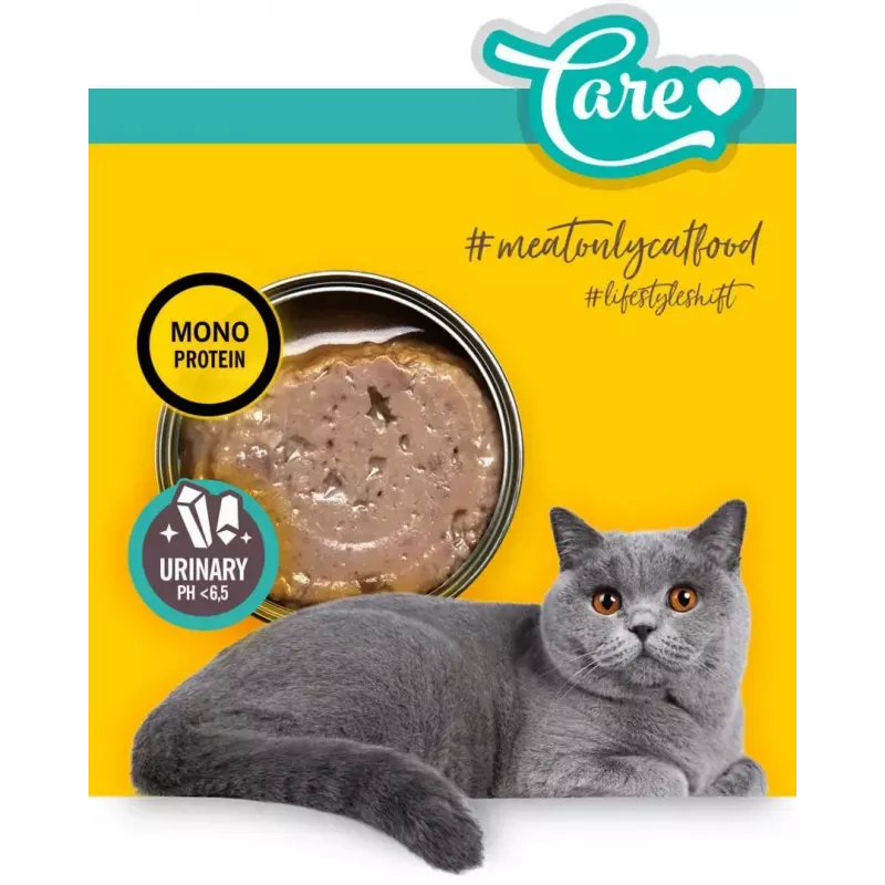 Šlapias kačių ėdalas 3coty Chicken Struvite care 80 g – maišelis suaugusioms katėms, vištiena, visavertis pašaras