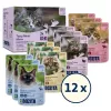 Šlapias kačių ėdalas BOZITA 85 g pakelis – Jautiena, Vištiena, Elniena, Kalakutiena, be grūdų, suaugusioms katėms, 12×85 g pakuotė