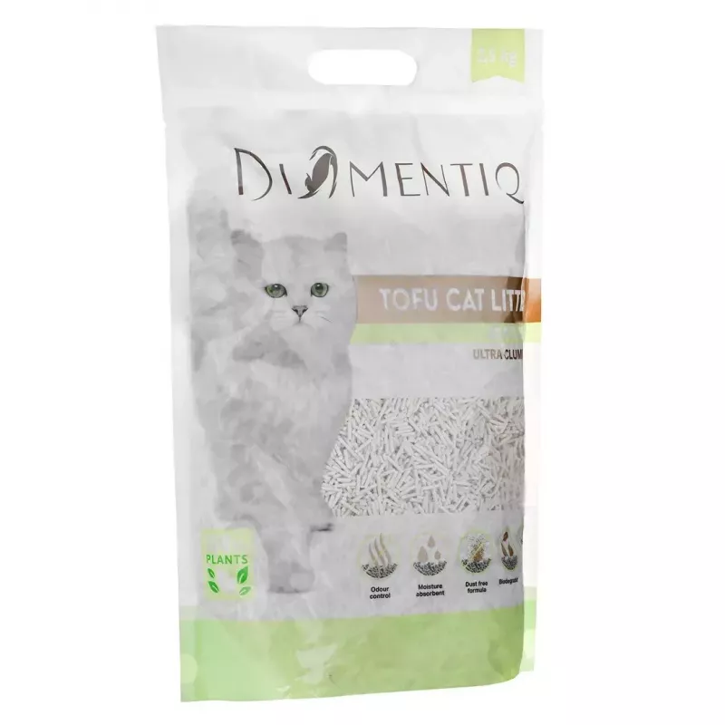 Kraikas katėms DIAMENTIQ Matcha Ultra iš žirnių pluošto, bekvapis, be dulkių, 2,5 kg