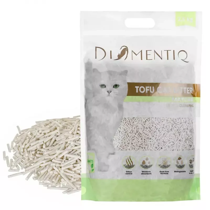 Kraikas katėms DIAMENTIQ Matcha Ultra iš žirnių pluošto, bekvapis, be dulkių, 2,5 kg