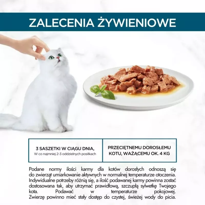Šlapias kačių ėdalas Purina Nestlé GOURMET Perle Mini filė padaže, pakeliai 60 x 85 g, suaugusioms katėms, 80% drėgmės
